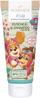 Kids sprchový gel + šampon a balzám na vlasy jahodová vůně Paw Patrol Mabyen
