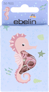 Силиконови ластичета за коса в кутия ebelin