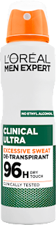 Deodorant spray Clinical Ultra L'ORÉAL PARiS MEN EXPERT