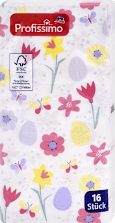 Serviete s cvetličnimi motivi, 2-slojni Profissimo