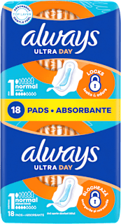 vložky s křidélky Ultra Day, Normal velikost 1 always