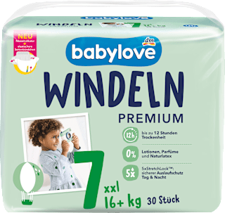 premium pelene vel. 7 XXL (16+ kg) babylove