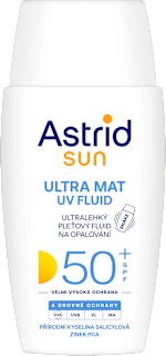sun pleťový fluid Ultra Mat SPF50+ Astrid