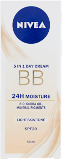 BB denný krém 24h Moisture 5v1 s OF 15 - svetlý odtieň NIVEA