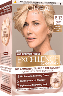 Боя за коса Age Perfect Nudes, Nr. 8.13 Натурално бежово русо L'ORÉAL PARiS EXCELLENCE Creme