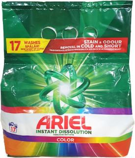 Detergent de rufe pudră Color 17 spălări ARIEL