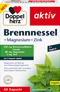 Kapseln Brennessel + Magnesium + Zink Doppelherz