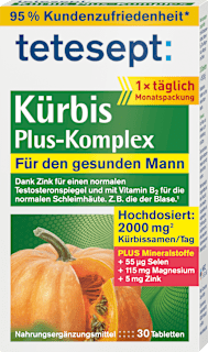 Tabletten Kürbis Plus-Komplex tetesept
