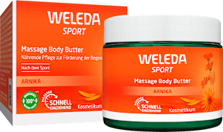 Körperbutter Sport Massage Arnika WELEDA