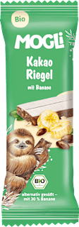 Riegel Kakao mit Banane ab 3 Jahren MOGLi