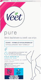 Депилиращи ленти за тяло и крака Pure Veet