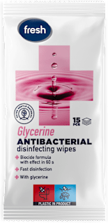 Glycerine ANTIBACTERIAL vlažne maramice fresh