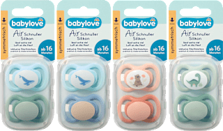 silikonový dudlík Air se sterilizačním boxem, 16m+, mix barev babylove