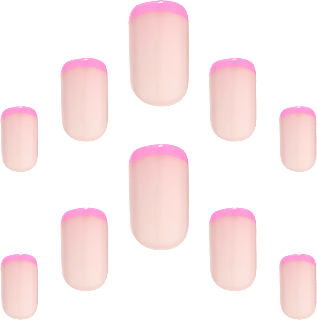 Künstliche Nägel Dream Nails Pink Tips Elegant Touch