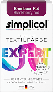 Textilfarbe expert Brombeer-Rot Simplicol