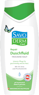 Duschfluid Repair trockene Haut Savoderm med