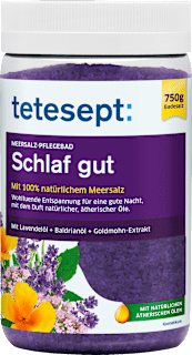 Meersalz-Pflegebad Schlaf gut tetesept