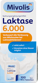 Laktase 6.000, Mini Tabletten 100 St Mivolis