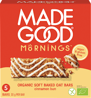 Müsliriegel, Cinnamon Bun, Soft Baked Oat Bars (5 Stück) Made Good