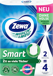 Küchenrolle Wisch&Weg Smart Hülsenlos (2x90 Blatt) Zewa