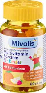 Multivitamin-Bärchen für Kinder 60 St Mivolis