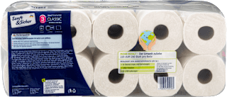 Toilettenpapier Classic 3-lagig Mega Roll Sanft&Sicher