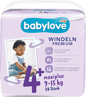 Premium pelene maxiplus vel.4+ (9-15 kg) babylove
