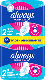 vložky s křidélky Ultra Day, velikost 2 Super always