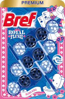 Kruti osvježivač za WC školjku Royal Flush – Bling King, 3 x 50 g Bref