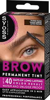 Trajna barva za obrvi Brow Tint, temno rjava syoss