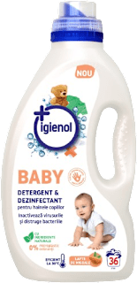  Detergent dezinfectant haine pentru Bebeluși 36 spălări  igienol