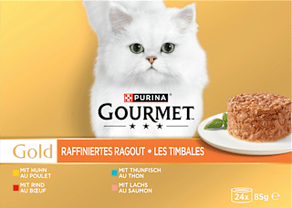 Nassfutter Katze Gold Raffiniertes Ragout Mix Purina Gourmet