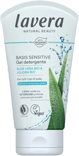 Gel detergente viso Basis Sensitiv lavera NATURKOSMETIK
