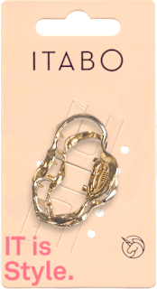 Mala metalna kopča za kosu – zlatna ITABO