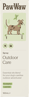 Sprej za zaščito pred klopi in bolhami za pse Outdoor Care PawWaw The Good Dogs