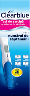 Test de sarcină digital cu indicator de săptămâni Clearblue