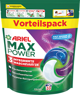 Colorwaschmittel Max Power Pods ARIEL