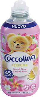 Ammorbidente concentrato Perfume fiori di tiarè e frutti rossi Coccolino