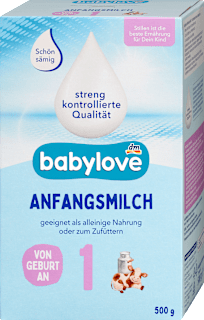 Мляко за начално хранене на кърмачета 1 babylove