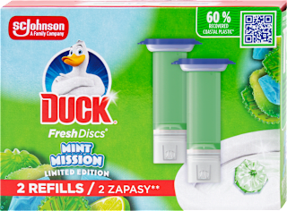 Fresh Discs WC čistič Mint náplň 2x36 ml DUCK