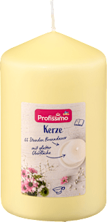 Kerze glatt 140/80 buttergelb Profissimo