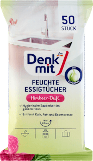 Feuchte Essigtücher Himbeere Denkmit