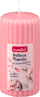 Stumpenkerze mit Duft Magnolia Profissimo