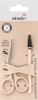 Nožničky na obočie s kefkou ebelin