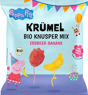 Kindersnack Bio Knusper Mix Erdbeer-Banane ab 3 Jahren KRÜMEL