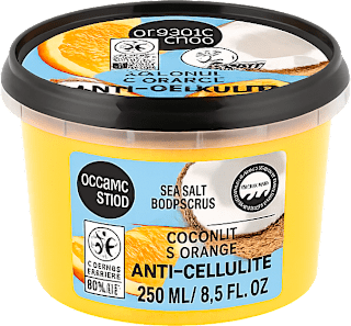 Piling za telo z morsko soljo Anti-Cellulite organic shop
