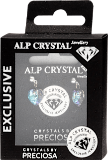 Naušnice s Preciosa kristalima u obliku srca PRECIOSA