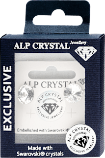 Naušnice sa Swarovski kristalima LEVERIS jewelry