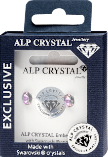 Naušnice sa Swarovski kristalima - Rose LEVERIS jewelry