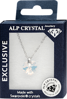 Ogrlica sa Swarovski kristalima Srce - Silver LEVERIS jewelry